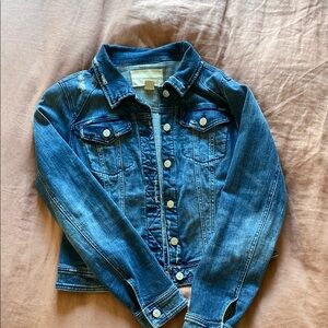 Pilcro and the Letterpress Blue Jean Jacket Classic Denim Style